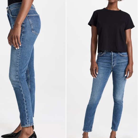 Agolde Nico High Rise Slim Fit Jeans - Picture 3 of 6